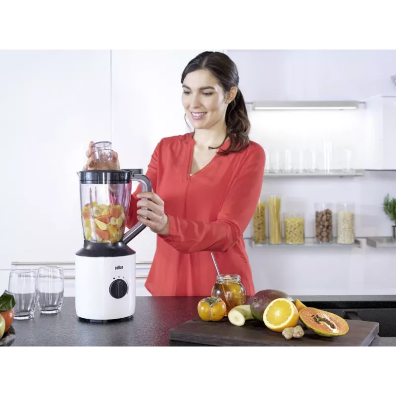 Braun PowerBlend 3 1,5 L pöytätehosekoitin 800 W musta, valkoinen
