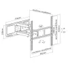 Techly ICA-PLB 344STY TV-teline/jalusta 139,7 cm (55 tuumaa) musta