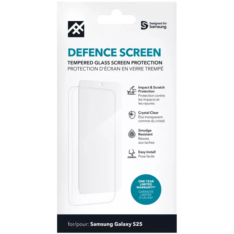 IFROGZ Defence Glass läpinäkyvä näytönsuojakalvo Samsung 1 kpl