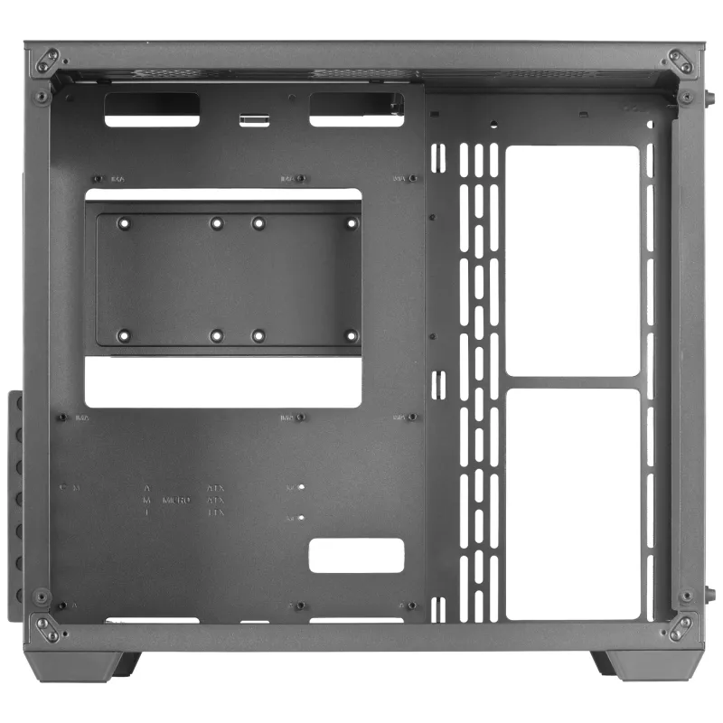 Mars Gaming MCV3 musta Custom XXL E-ATX -pelitornikotelo etu- ja sivulasit karkaistua lasia kaksoiskammiorunko