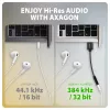Axagon ADA-HA USB-A - 3,5 mm liitäntä Hi-Res DAC -audiosovitin, 384 kHz/32 bit, stereo