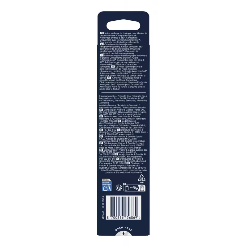 Oral-B 80782596 hammasharjan pää 2 kpl valkoinen