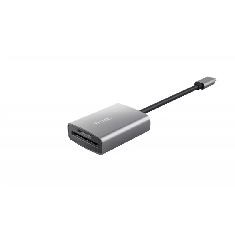 Trust 24136 kortinlukija USB 3.2 Gen 1 (3.1 Gen 1) Type-C alumiini