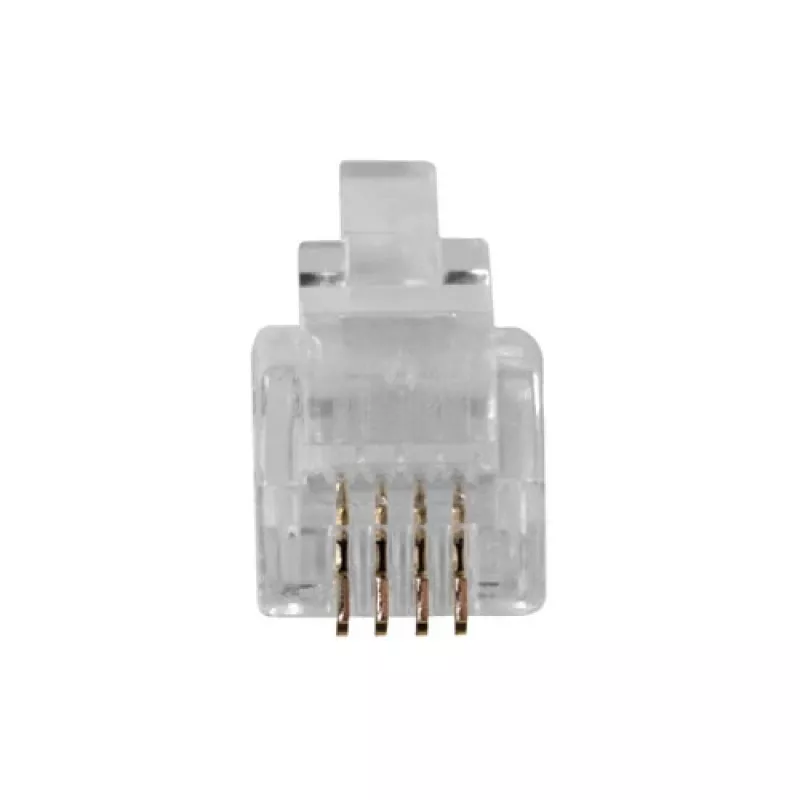 ACT RJ10 (4P/4C) modulaarinen liitin lattakaapelille