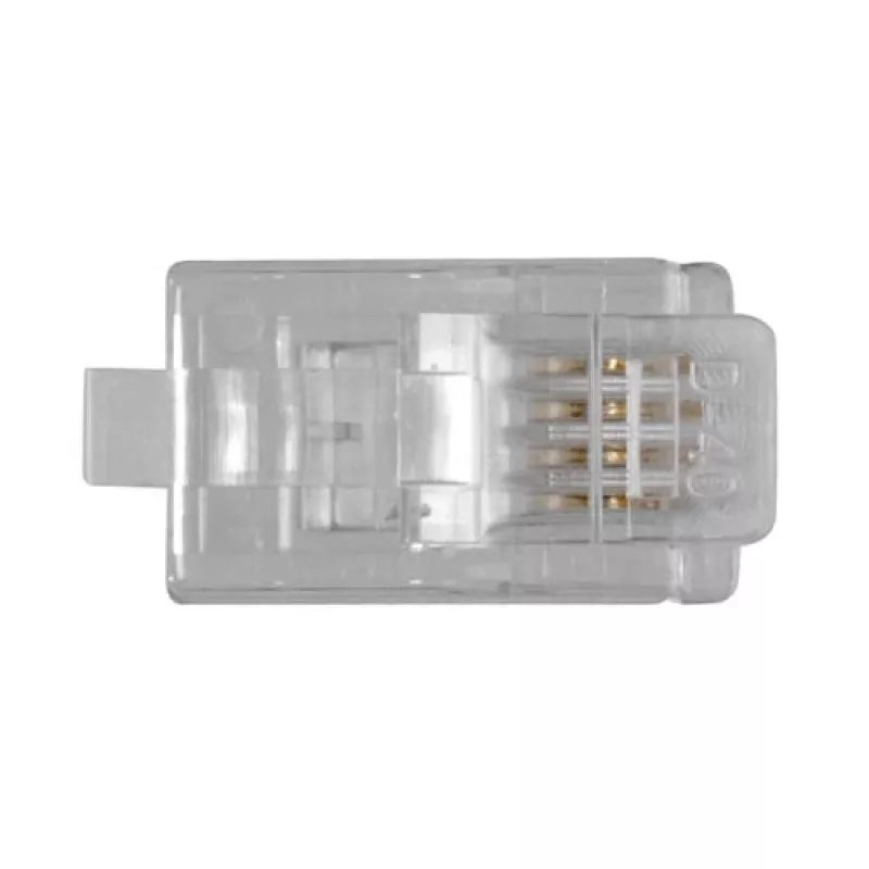 ACT RJ10 (4P/4C) modulaarinen liitin lattakaapelille