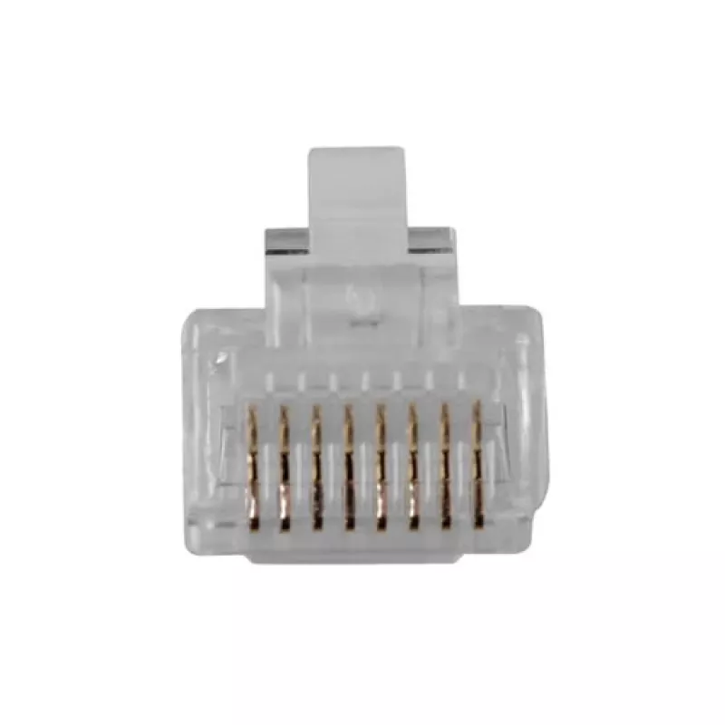ACT RJ45 (8P/8C) modulaarinen liitin pyöreälle kaapelille jossa massiivijohtimet