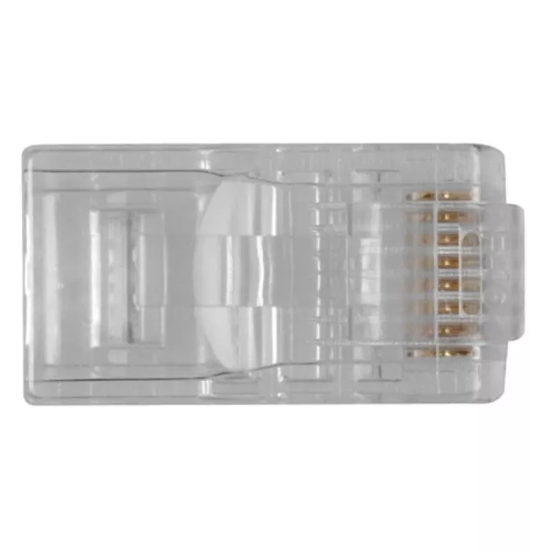 ACT RJ45 (8P/8C) modulaarinen liitin pyöreälle kaapelille jossa massiivijohtimet