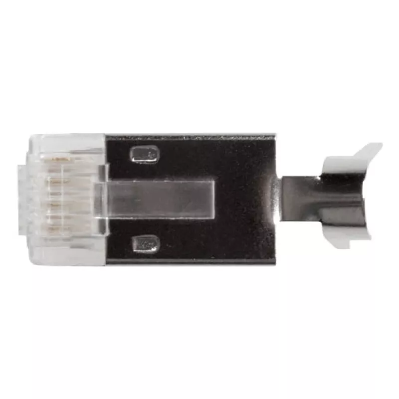 ACT RJ45 (8P/8C) CAT6A suojattu modulaarinen liitin pyöreälle kaapelille jäykillä tai säikeisillä johtimilla