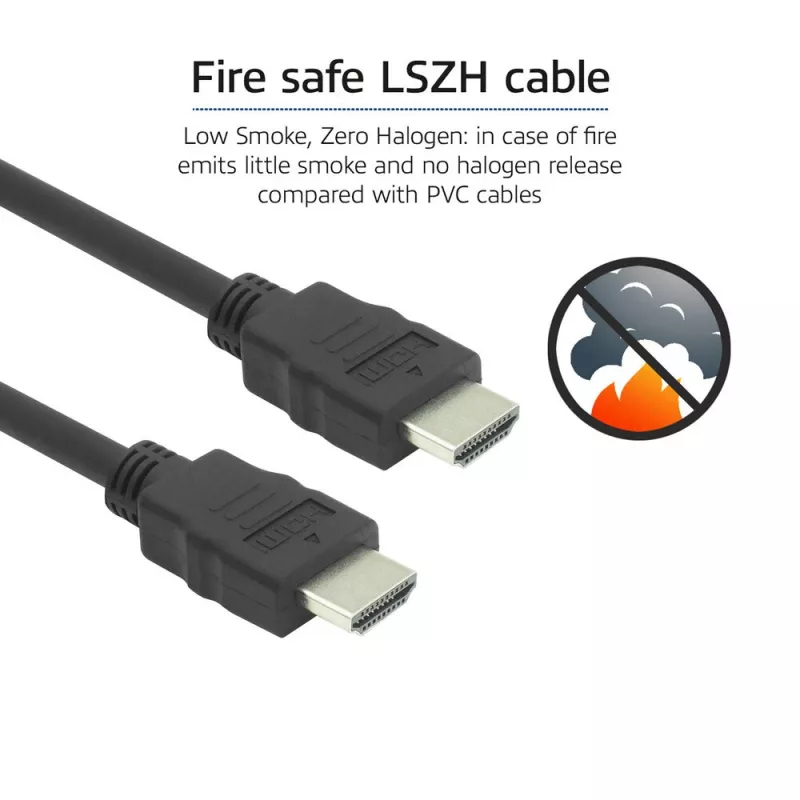 ACT AK3873 HDMI-kaapeli 2 m HDMI tyyppi A (standardi) musta