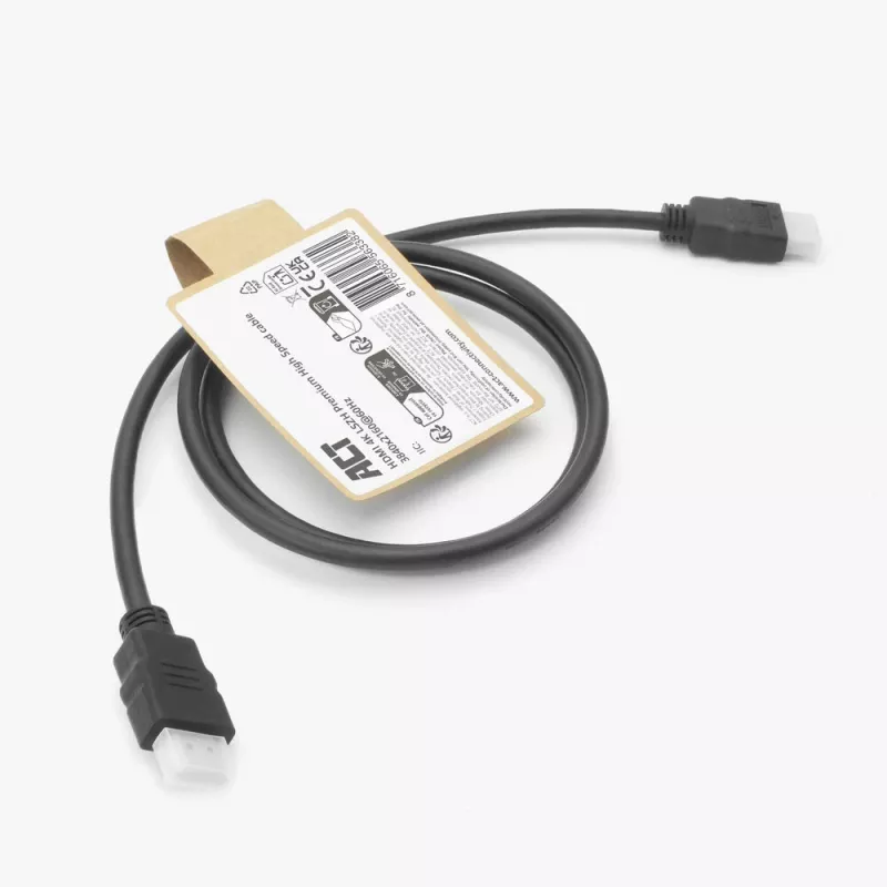 ACT AK3874 HDMI-kaapeli 3 m HDMI tyyppi A (standardi) musta