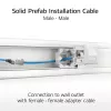 ACT sininen 40 metrin S/FTP CAT6A B2ca PoE++ 100W jäykkä valmis asennuskaapeli, RJ45 pistoke – pistoke