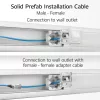 ACT sininen 20 metrin S/FTP CAT6A B2ca PoE++ 100W massiivinen valmis asennuskaapeli, RJ45 uros – naaras
