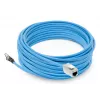 ACT sininen 40 metrin S/FTP CAT6A B2ca PoE++ 100W massiivinen valmis asennuskaapeli, RJ45 uros – naaras