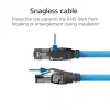 ACT S/FTP Cat6A B2ca PoE++ 100W massiivinen valmis asennuskaapeli RJ45 uros–naaras, 70 m (FB0170)