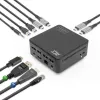 ACT universaali USB-C-telakka 4K, 3 HDMI/DisplayPort-näytölle, DisplayLink