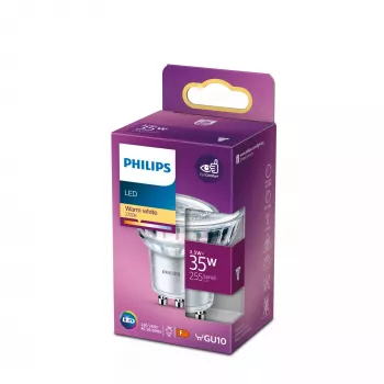 Philips spotti 35W PAR16 GU10 lämmin valkoinen 3,5W 255lm 15000h