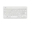 R-Go Tools ergonominen näppäimistö R-Go Compact Break, kompakti näppäimistö tauko-ohjelmistolla, QWERTZ (CH), Bluetooth, valkoinen
