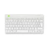 R-Go Tools ergonominen näppäimistö R-Go Compact Break, kompakti näppäimistö tauko-ohjelmistolla, QWERTZ (CH), Bluetooth, valkoinen