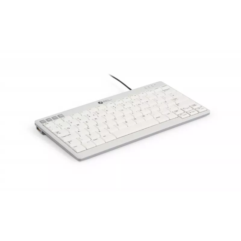 BakkerElkhuizen UltraBoard 950 V2 UK Qwerty, johdollinen, USB, saksikytkin, QWERTY, tummanharmaa, vaaleanharmaa