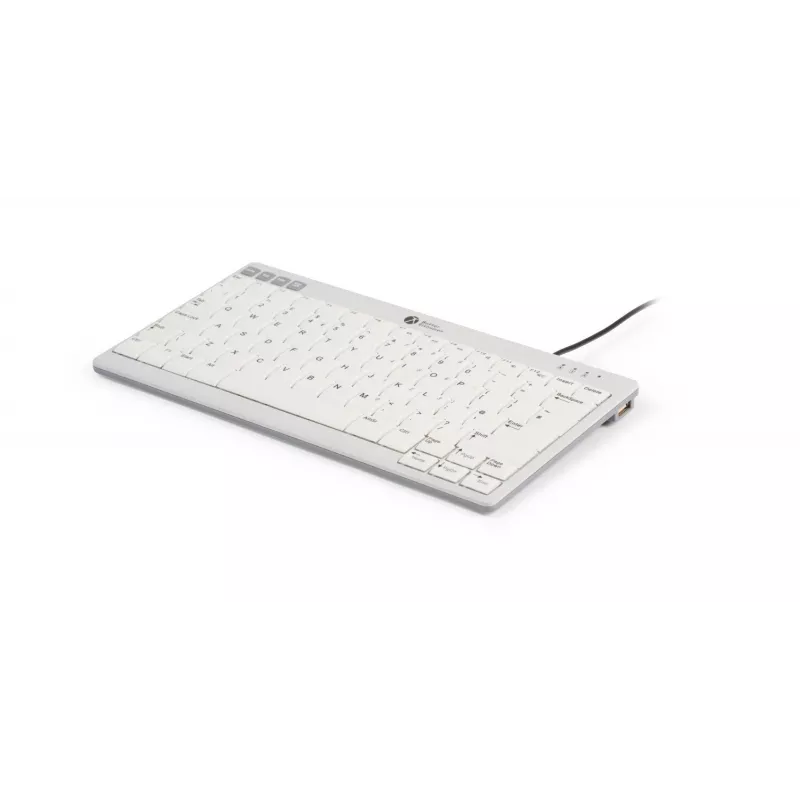 BakkerElkhuizen UltraBoard 950 V2 UK Qwerty, johdollinen, USB, saksikytkin, QWERTY, tummanharmaa, vaaleanharmaa