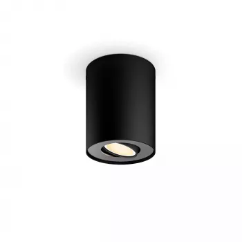 Älykäs spotti Philips Hue 929003811601, Bluetooth, 4,2 W, musta, Ø103 mm, korkeus 120 mm