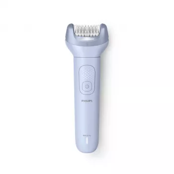 Epilaattori Philips 8000 Series BRE711/00 — 32 pinsettiä, 2 nopeutta, märkä- ja kuivakäyttö, sisäänrakennettu Li-Ion-akku, sininen