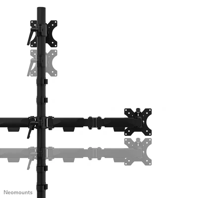Neomounts DS45-600BL2-1 kolmen näytön teline 25,4–81,3 cm (10–32