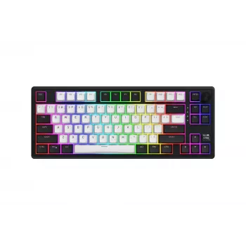 HATOR Skyfall 80 MAG ULTIMA 8K langaton näppäimistö pelikäyttöön USB + RF Wireless + Bluetooth QWERTY US English musta, valkoinen