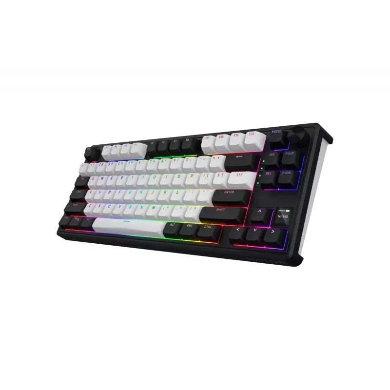 HATOR Skyfall 80 MAG ULTIMA 8K langaton näppäimistö pelikäyttöön USB + RF Wireless + Bluetooth QWERTY US English musta, valkoinen