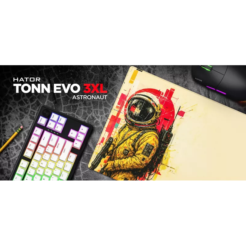 HATOR Tonn EVO 3XL Astronaut pelihiirimatto, kumi, monivärinen