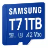 Samsung T7 microSD-kortti, 1 TB, MicroSDXC, UHS-I, 170 MB/s, luokka 3 (U3), V30
