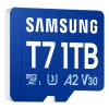 Samsung T7 microSD-kortti, 1 TB, MicroSDXC, UHS-I, 170 MB/s, luokka 3 (U3), V30