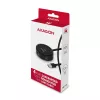 AXAGON HUE-P1AL keskitin 4-porttinen USB 3.2 Gen 1 pyöreä