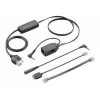 Elektroninen hookswitch POLY APA-24 ALCATEL musta pistoke