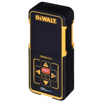 DeWALT DW03101 laseretäisyysmittari musta, keltainen 100 m