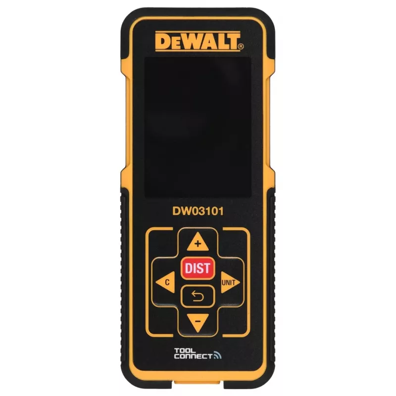 DeWALT DW03101 laseretäisyysmittari musta, keltainen 100 m