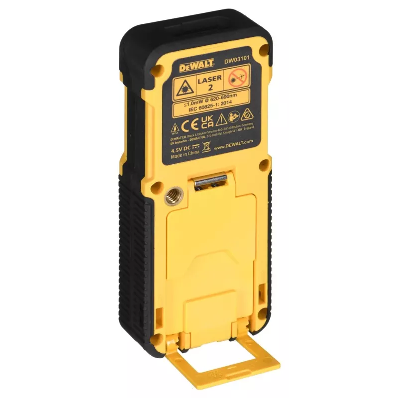 DeWALT DW03101 laseretäisyysmittari musta, keltainen 100 m