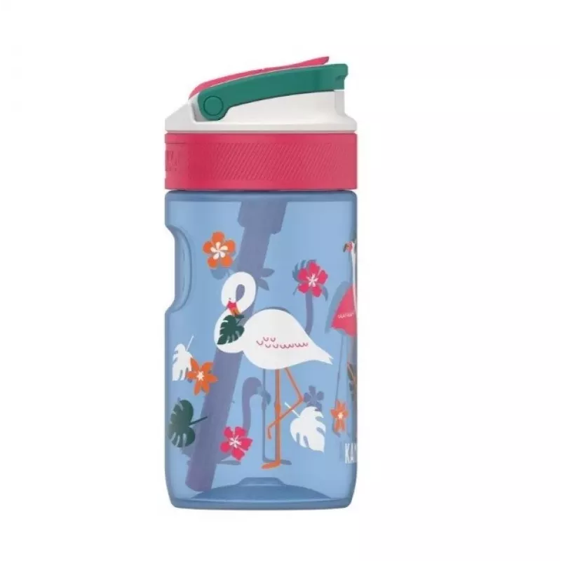 Kambukka Lagoon 400 ml Blue Flamingo lasten juomapullo