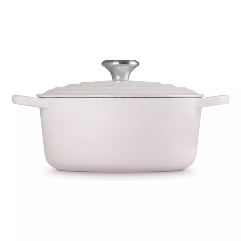 Le Creuset Signature valurauta pyöreä patapata 24 cm shell pink