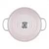 Le Creuset Signature valurauta pyöreä patapata 24 cm shell pink