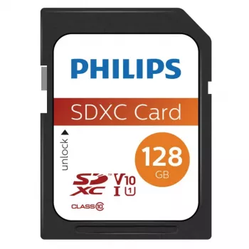 Muistikortti Philips 128 GB SDXC UHS-I FM12SD55B/00
