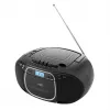 Kannettava CD-soitin JVC RC-E451B musta — CD/MP3, Bluetooth, FM 87,5–108 MHz, USB, AUX, 3,2 W RMS