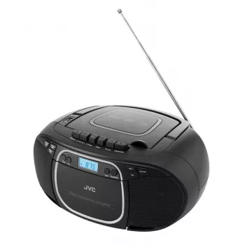 Kannettava CD-soitin JVC RC-E451B musta — CD/MP3, Bluetooth, FM 87,5–108 MHz, USB, AUX, 3,2 W RMS