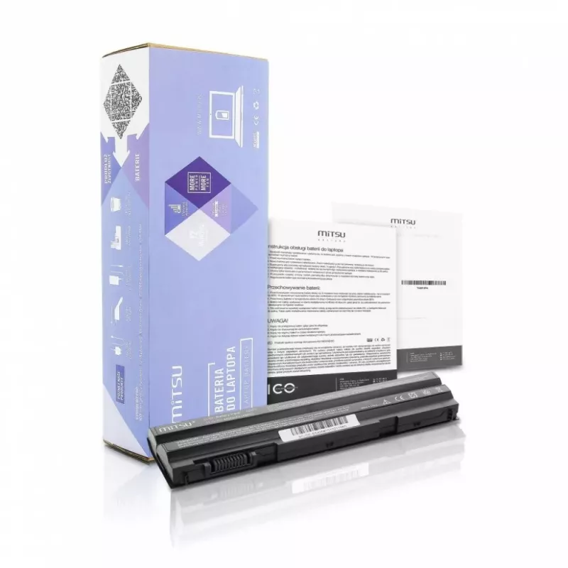 Kannettavan tietokoneen akku MITSU Dell Latitude E5420 / E6420 4400 mAh 10,8–11,1 V
