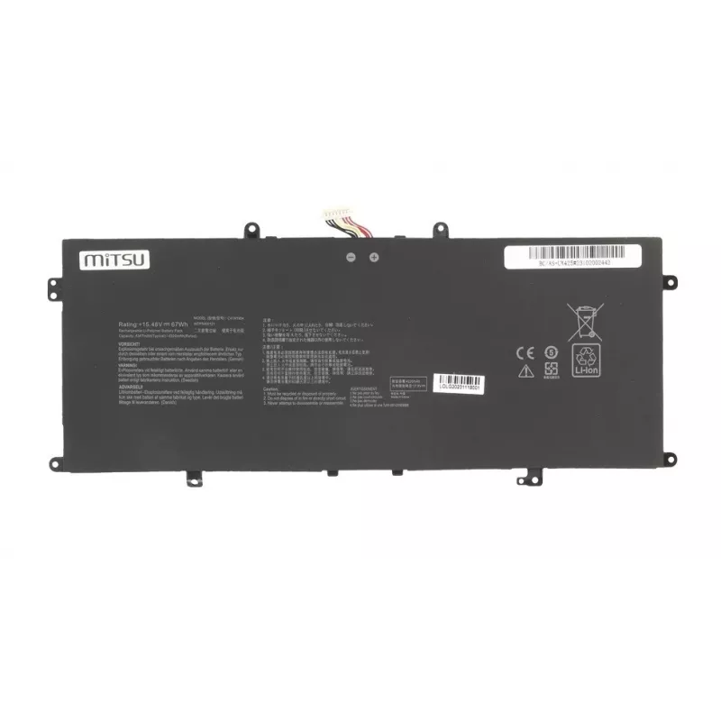 Akku MITSU C41N1904 ASUS — 4347mAh 15,48V, malli BC/AS-UX425
