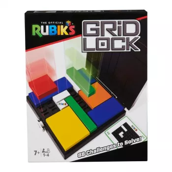 Rubik’s Cube Gridlock -peli, ongelmanratkaisupulmapeli klassisen älypelin ja fidget-lelun innoittamana, aikuisille ja yli 7-vuotiaille lapsille