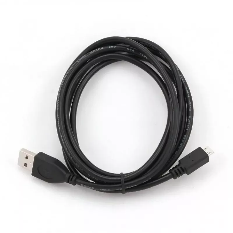 Gembird CCP-MUSB2-AMBM-0.1M USB-kaapeli USB2–Micro-USB musta