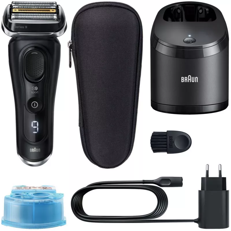 Braun Series 9 9352cc Sport kalvosparranajokone trimmeri musta harmaa