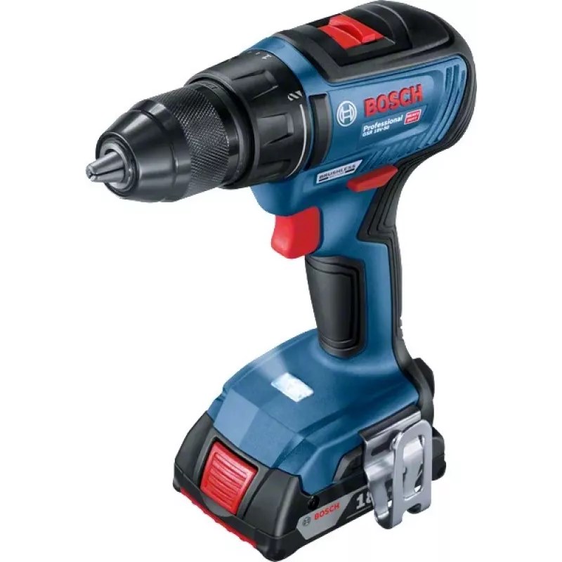 Akkuruuvinväännin Bosch GSR 18V-50, 1800 kierr./min, 28 N⋅m, 1 kg