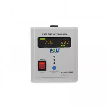 Volt Polska SINUSPRO-500E 12/230 V sinivaihtosuuntaaja, 350 W jatkuva teho / 500 W huipputeho
